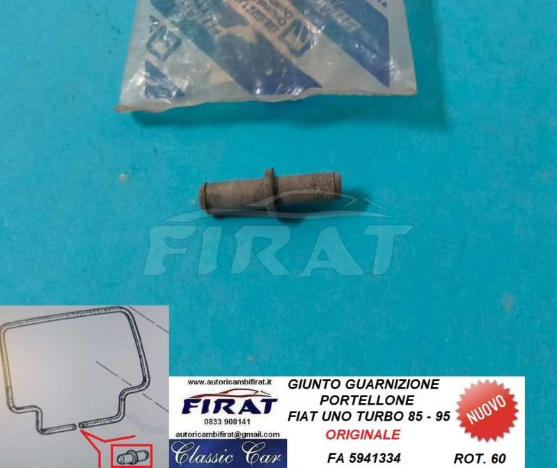 GUARNIZIONE PORTELLONE FIAT UNO TURBO (GIUNTO 5941334)